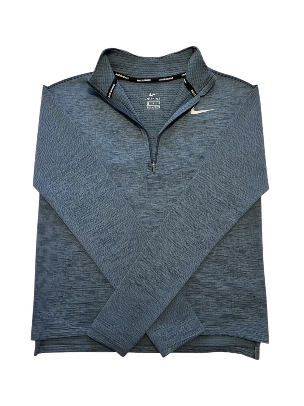 Nike Dri-FIT Quarter-Zip Pullover - Charcoal Blue